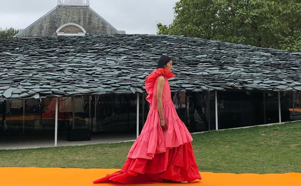 Roksanda Ilinčić commandeered the Serpentine Pavilion for her SS20 show