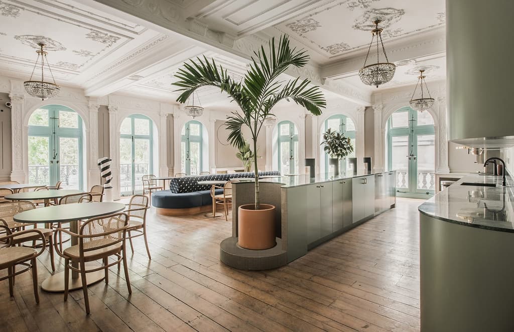 MI6’s former London HQ has been turned into a mint-coloured coworking space