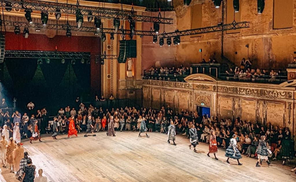 The restored Alexandra Palace makes its debut in Simone Rocha’s SS20 catwalk show