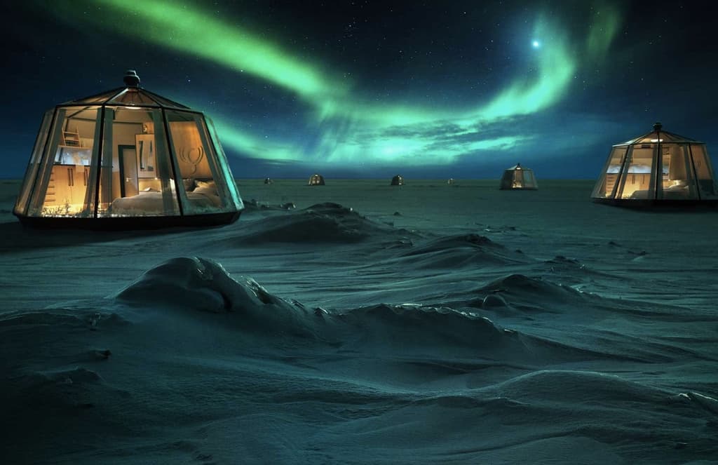 The world’s northernmost hotel is opening atop an Arctic glacier