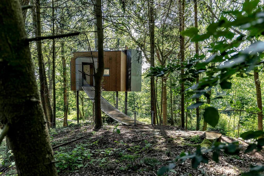 Lovotag treehouse hotel in Denmark