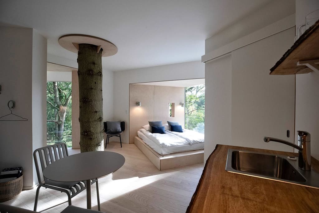 Lovotag treehouse hotel in Denmark