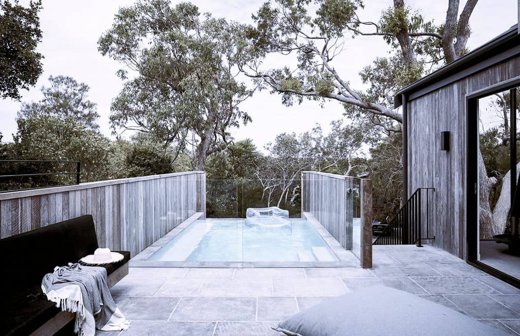 A monochrome Byron Bay home has hit the market