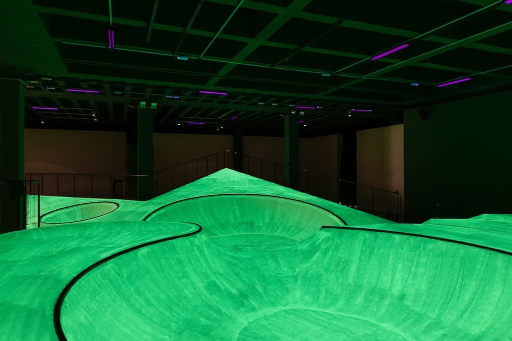 La Triennale di Milano is now home to a glow-in-the-dark skatepark