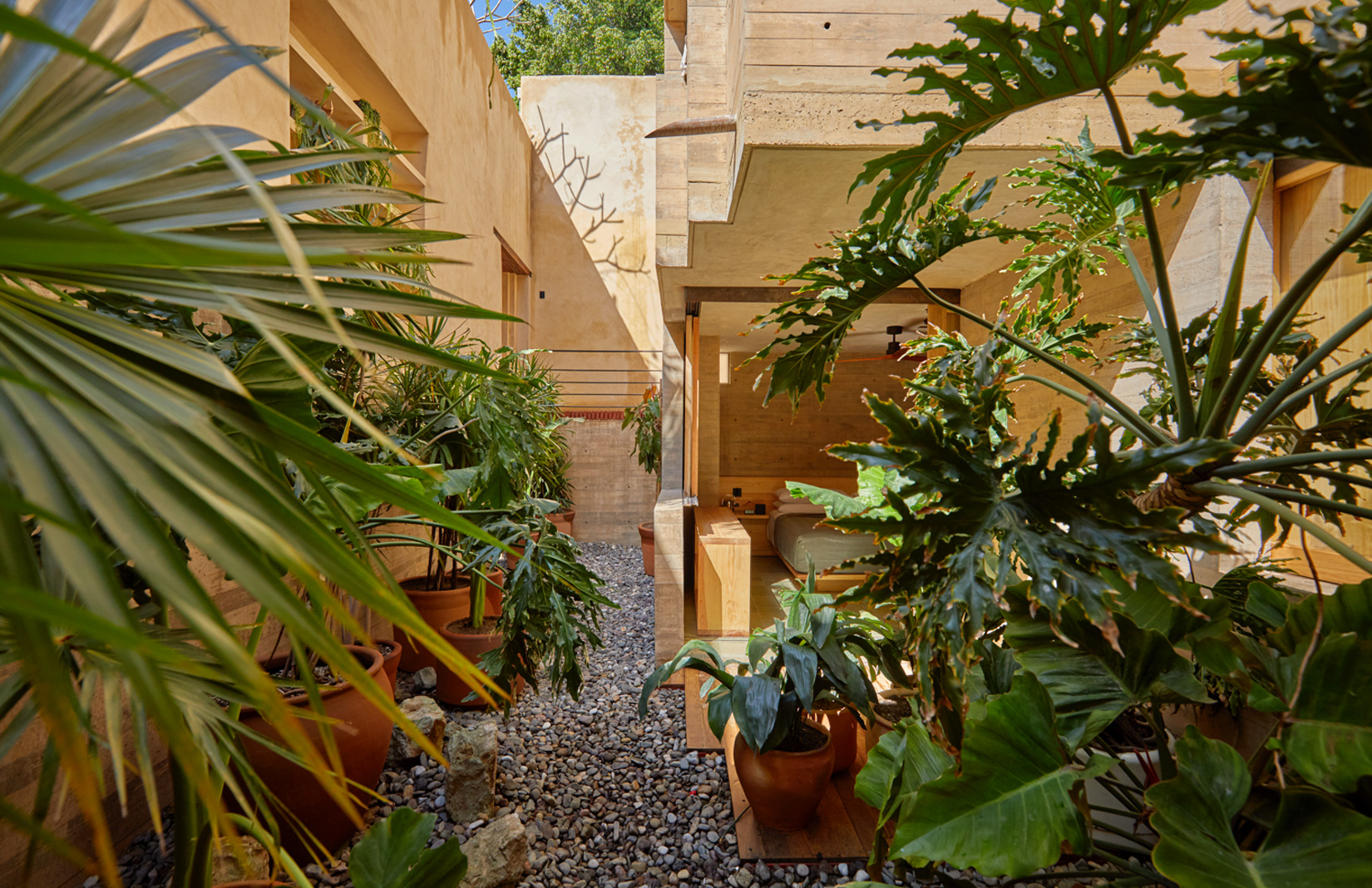This terracotta-coloured hotel in Oaxaca gives Mexican tradition a gentle update
