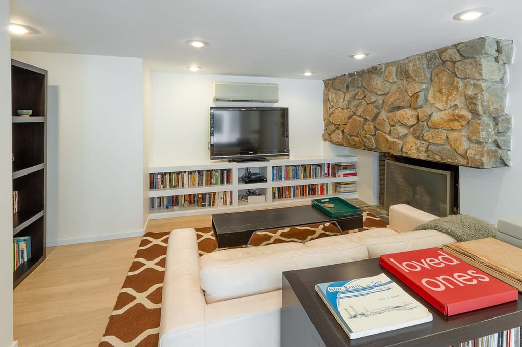 Five bedroom midcentury modern home by architect Allan J Gelbin is for sale in Connecticut