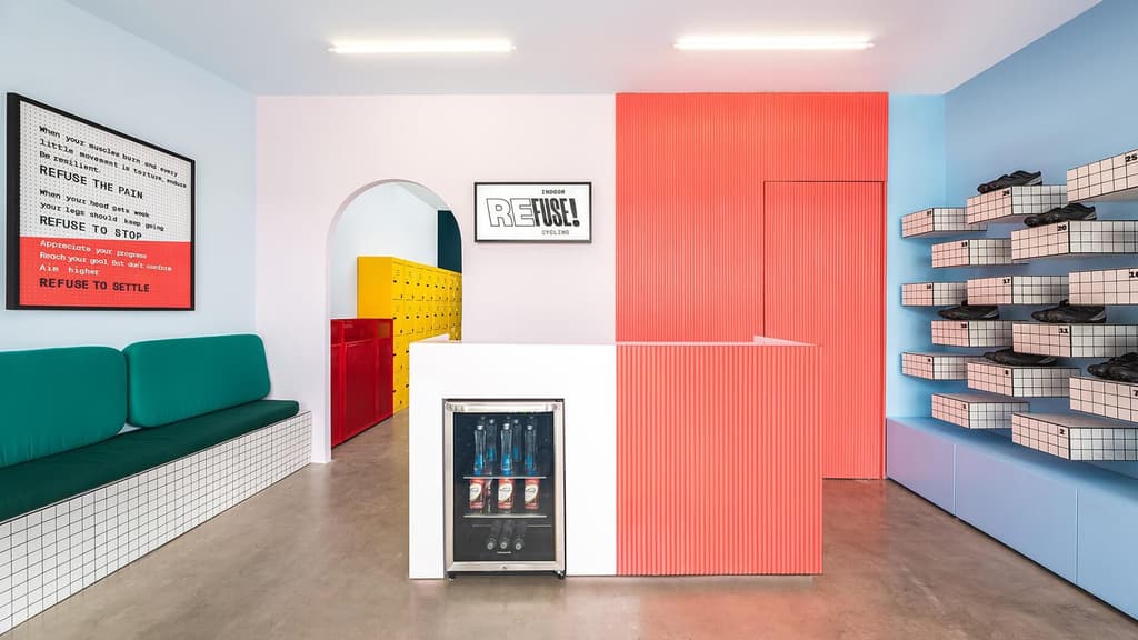 Gyms that raise the bar for design: Refuse spinning club