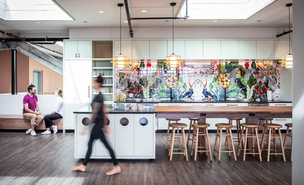 Victoria’s newest coworking space Kwench sits under a vast glass roof