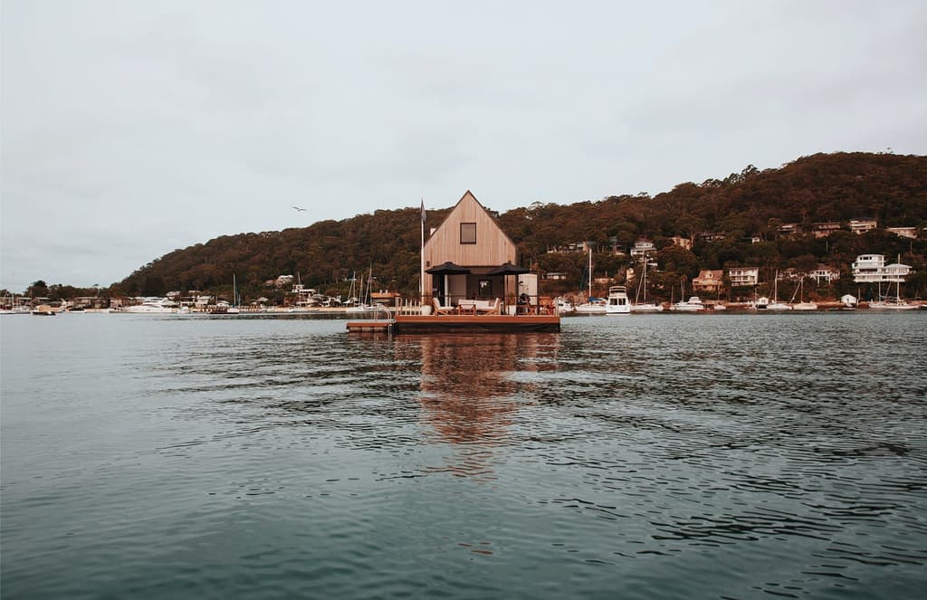 Go aboard a floating cabin in Sydney’s Palm Beach