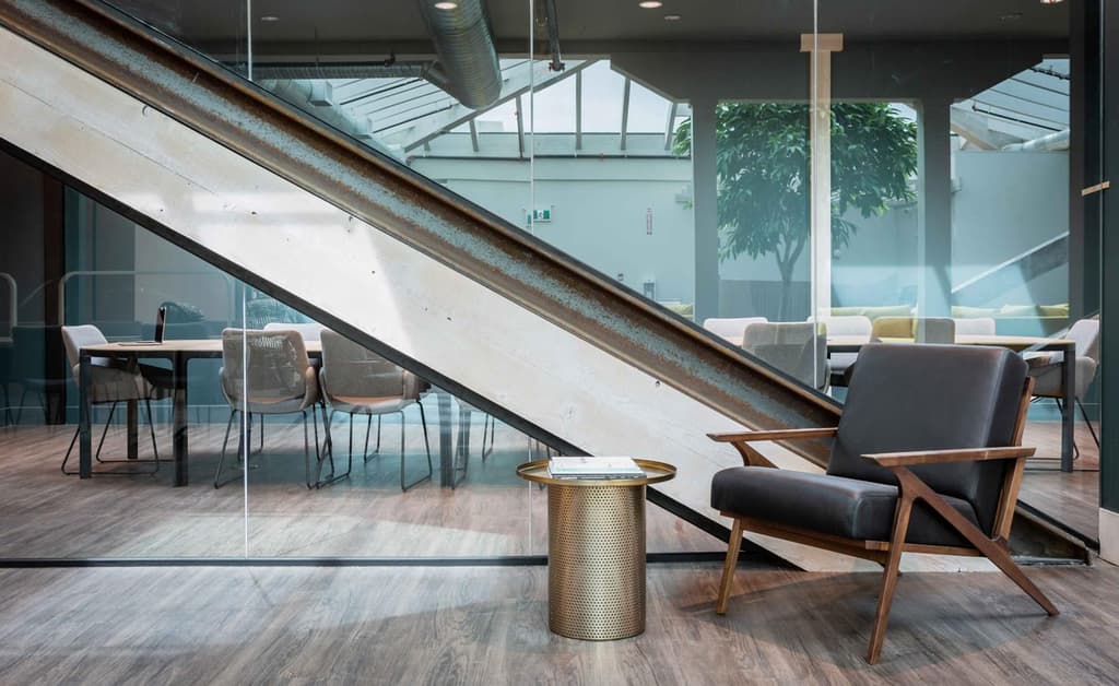 Victoria’s newest coworking space Kwench sits under a vast glass roof