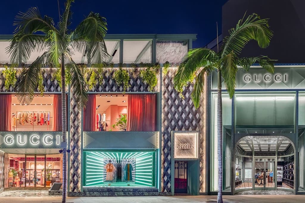 Gucci opens its first US restaurant on Rodeo Drive - The Spaces