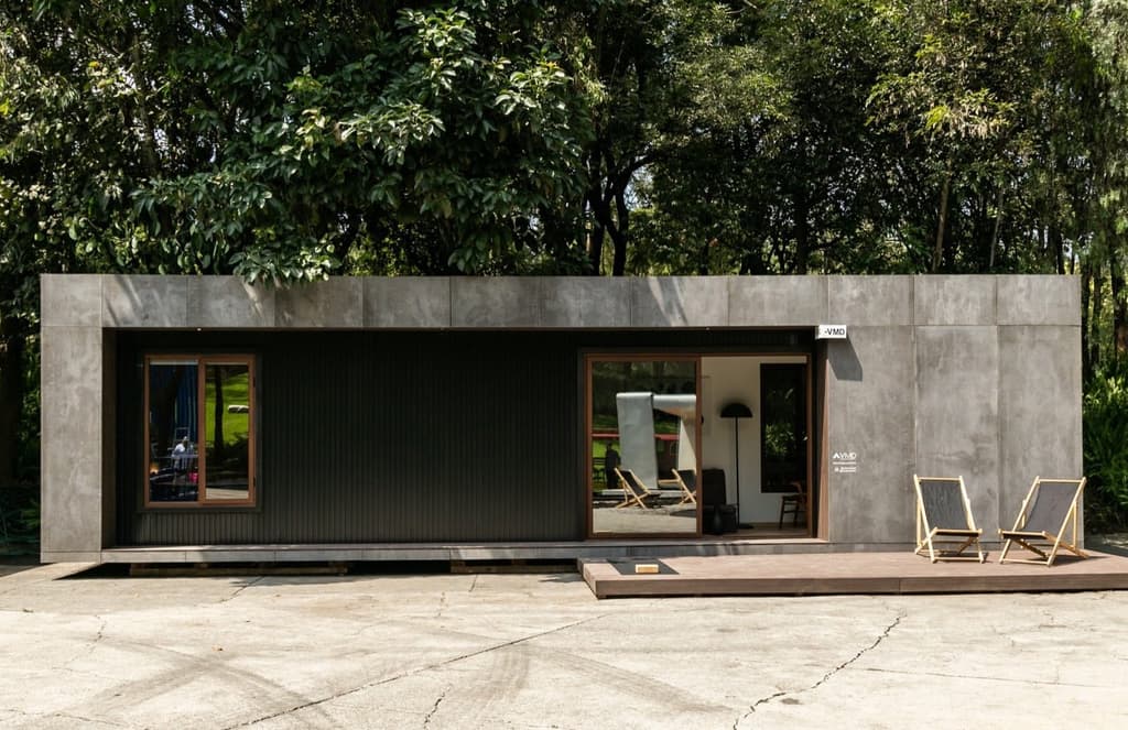 Studioroca puts a sophisticated spin on the shipping container home