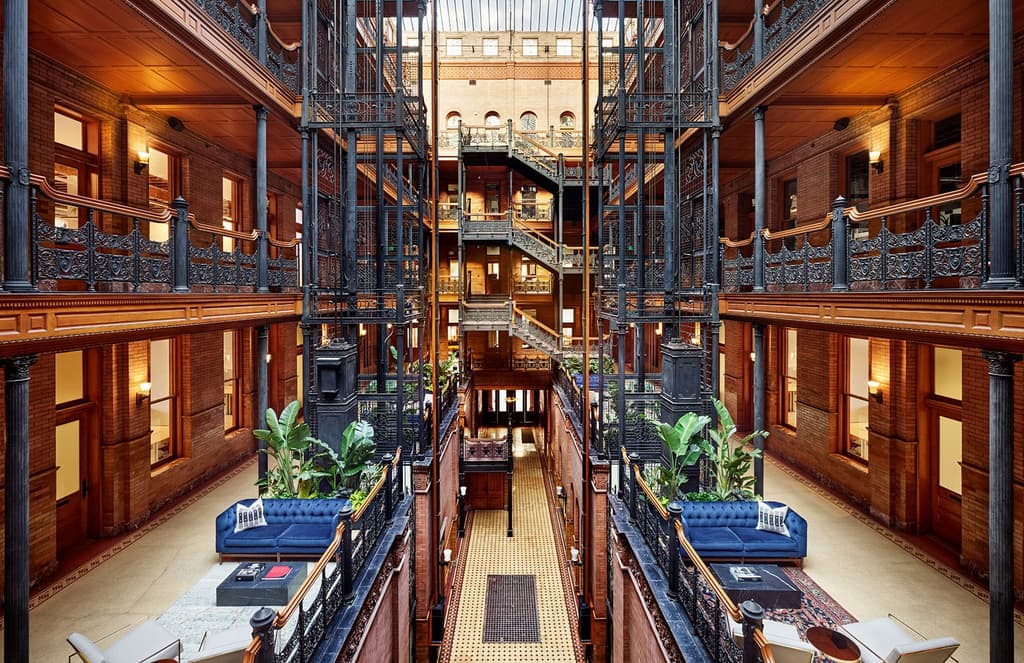 Big screen icon The Bradbury Building is now home to NeueHouse in LA