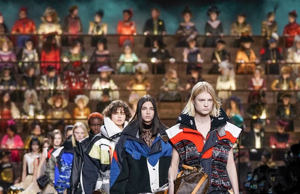 Louis Vuitton's AW20 show brought fashion history to life