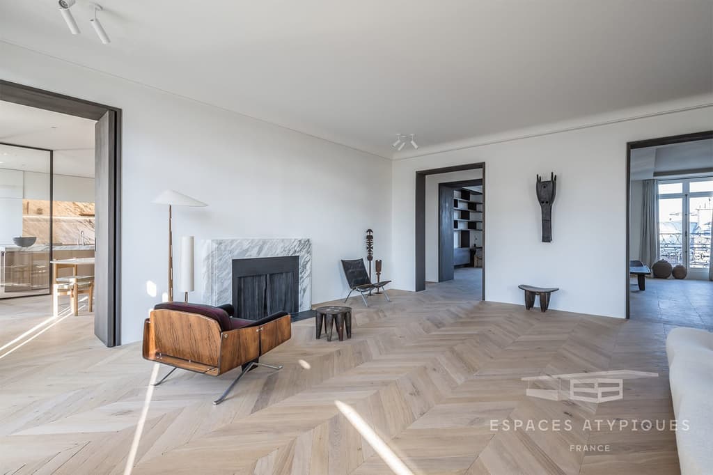 A minimalist duplex by the Champs Élysées lists for €8.5m