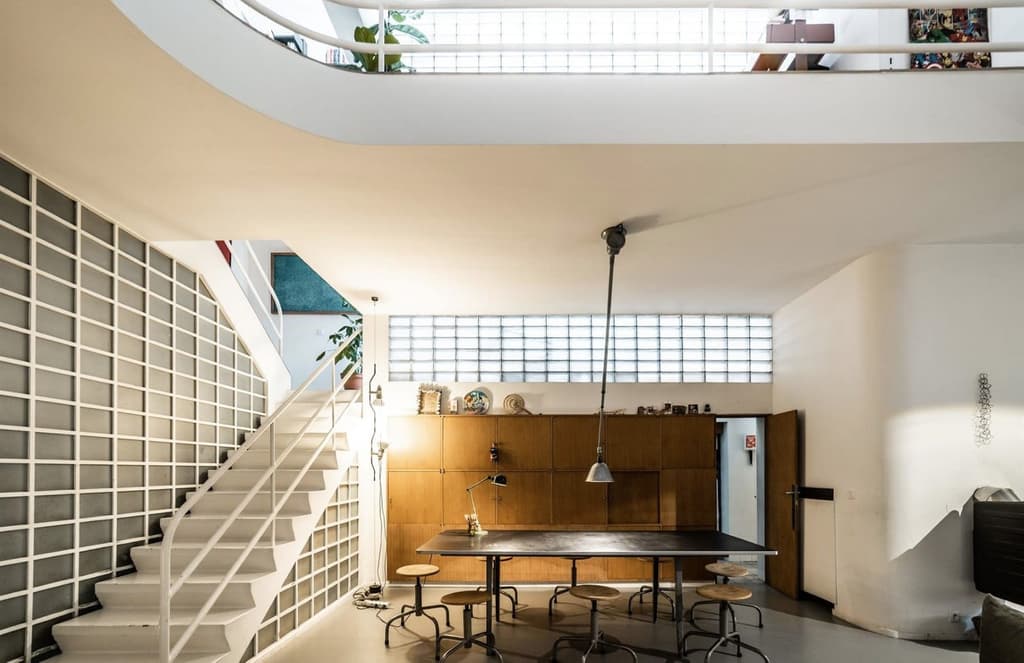 Light-filled modernist home built for an art collector hits the market in Belgium
