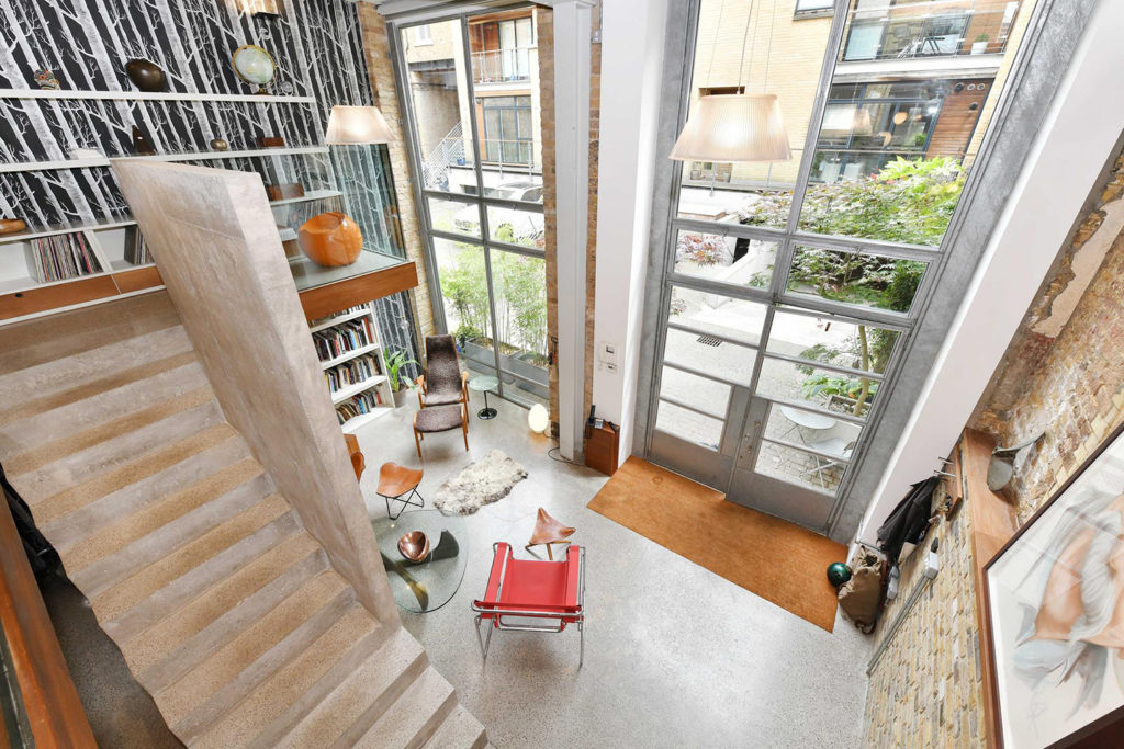 Converted granary apartment is for rent in East London’s Hackney The