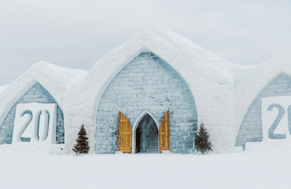 Take a virtual walk through of Quebec’s Ice Hotel The Spaces