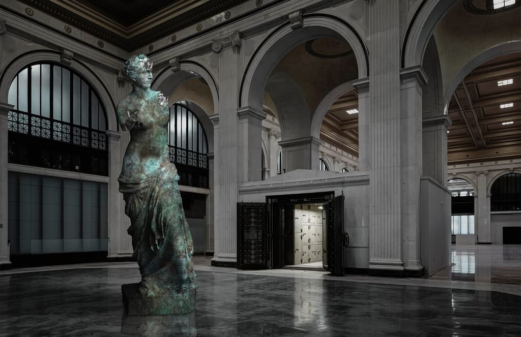 Virtual artworks are taking up residence in Detroit’s landmark buildings