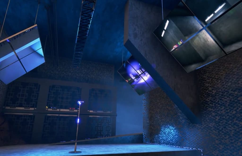 Lawrence Lek conjures a desert nightclub in 'Prospekt 道路'