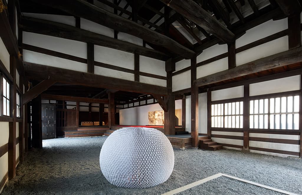 This portable teahouse is made of nothing more than sheets of folded paper