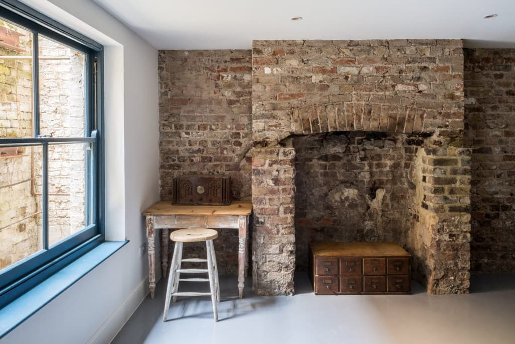 Converted Victorian butcher's for sale in London is decked in period features