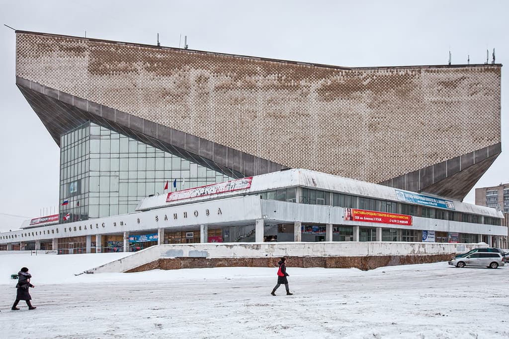 The Omsk Blinov Sports and Concerts Complex (built in 1986). Photography: Alexander Veryovkin © Zupagrafika, 2020