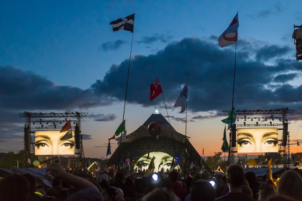The V&A has opened its Glastonbury archives for a virtual festival experience