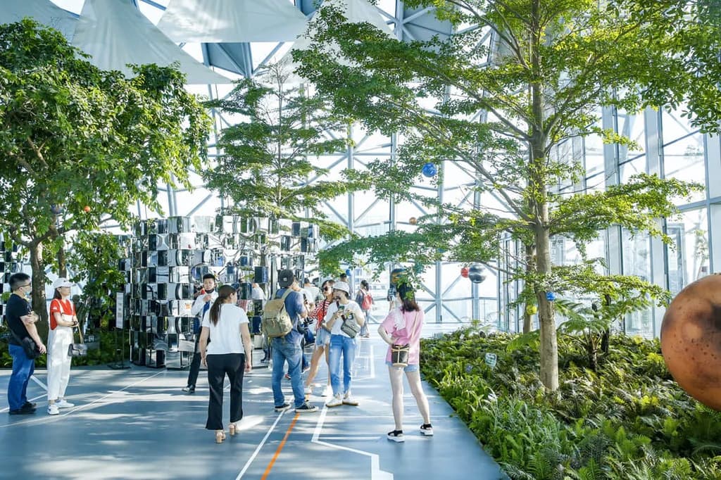Crystal skybridge Raffles City Chongqing