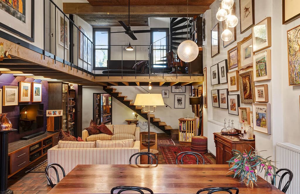 An architect’s Victorian handball court home is for sale
