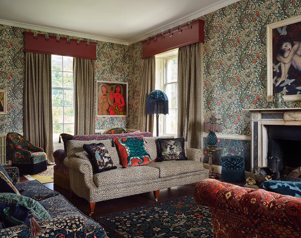 House of Hackney transforms Cornwall’s Castle of Trematon into a maximalist retreat
