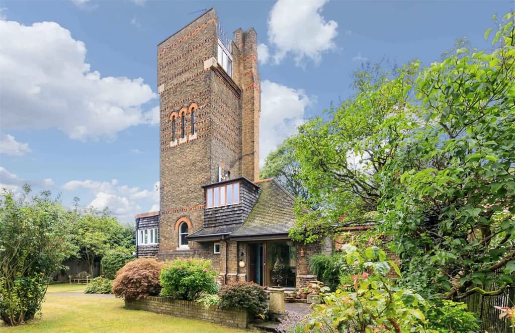 An architect’s 1970s water tower home is for sale in London