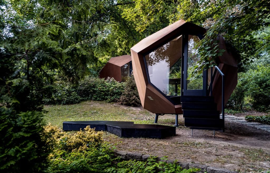 4 prefab pods ready for your backyard