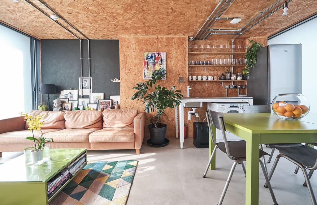 Converted water tank apartment is for sale in London