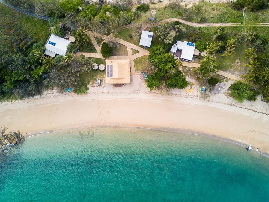 Pumpkin Island lies 14km off the coast of Yeppoon, Queensland, between Brisbane and Cairns. It is for sale via Knight Frank