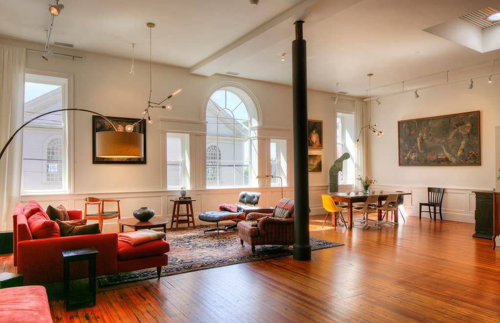 This former telephone exchange in Rhode Island’s Newport retains its connection to the past