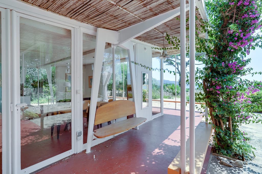 Villa Dollander for sale on the Cote d'Azur was designed by the Prouve brothers