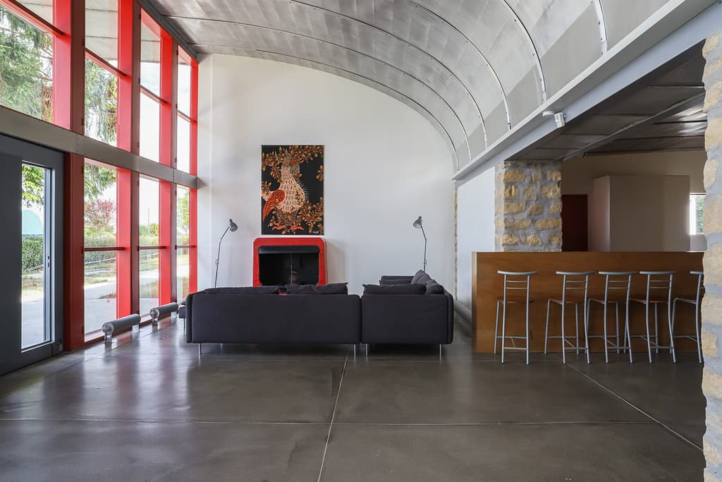 Stay in a former aerodrome clubhouse designed by Prouve and Le Corbusier