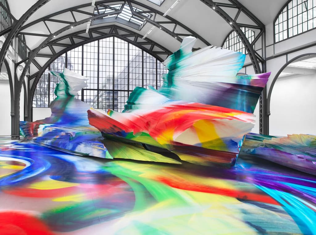 Katharina Grosse transforms Berlin’s Hamburger Bahnhof into a kaleidoscopic world of colour