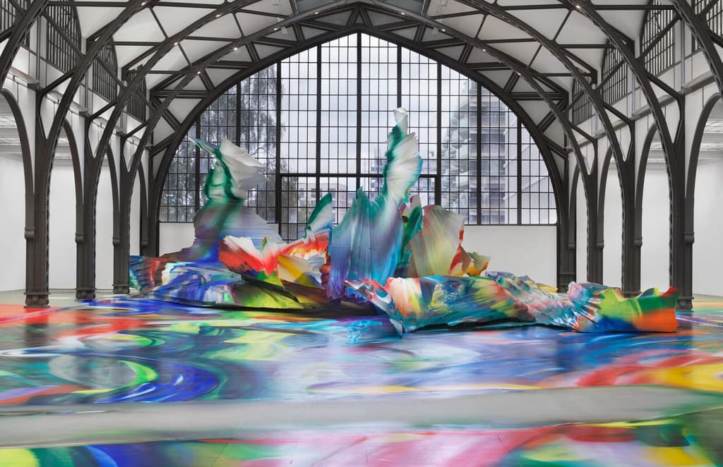 Katharina Grosse transforms Berlin’s Hamburger Bahnhof into a kaleidoscopic world of colour