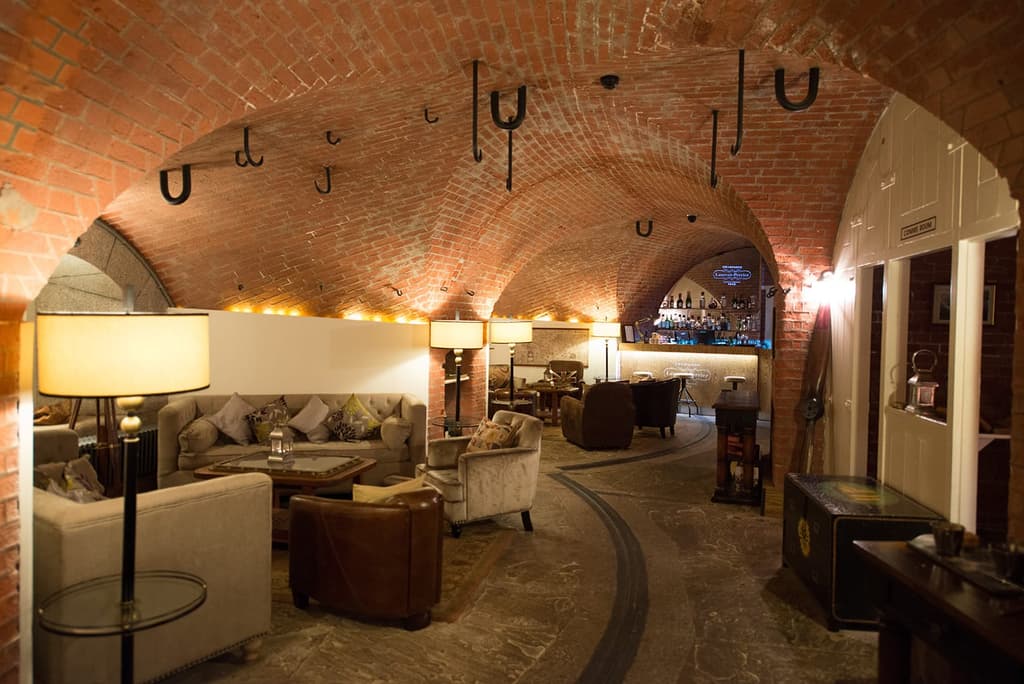 Inside Spitbank Fort, which currently operates as a remote hotel in the middle of the English Channel