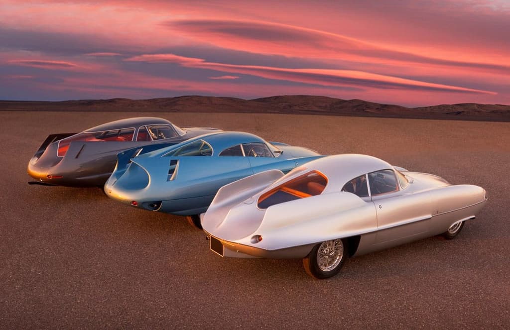 A trio of Alfa Romeo's space-age BAT concept cars are heading for auction