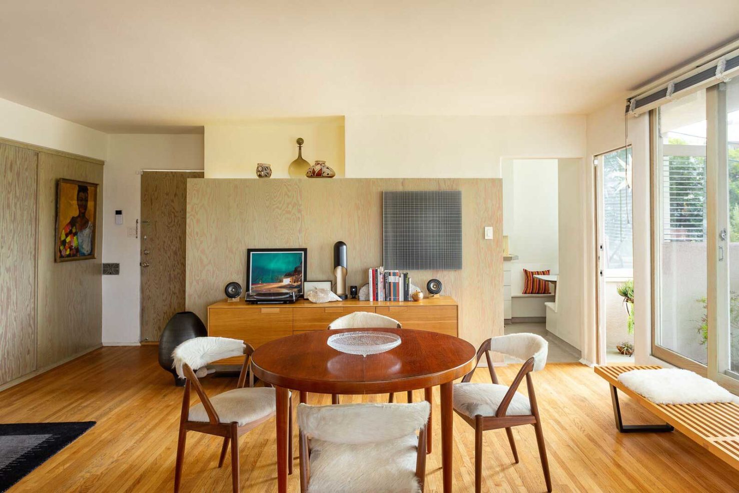 Rudolph Schindler’s restored S T Falk Apartments building is for sale