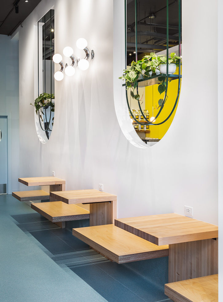 Victoria coffee shop Hey Happy blends pop art and industrial materials