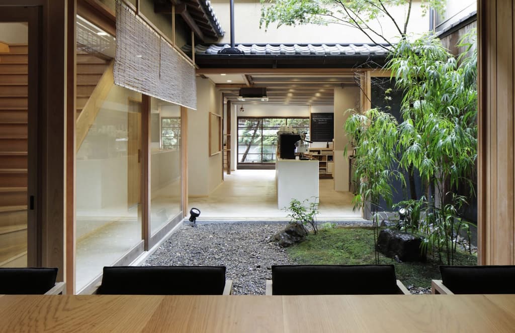Cedar and cacao infuse the interiors of Kyoto’s Dandelion Chocolate cafe