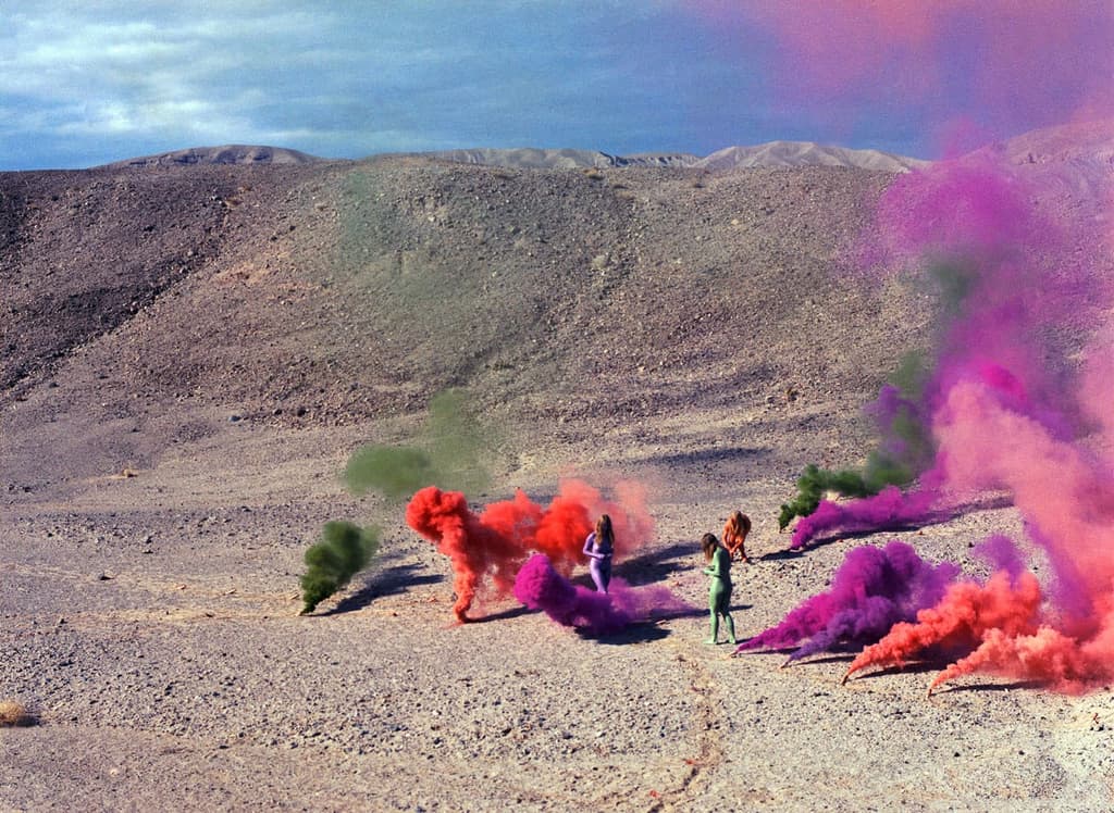 Judy Chicago smoke art