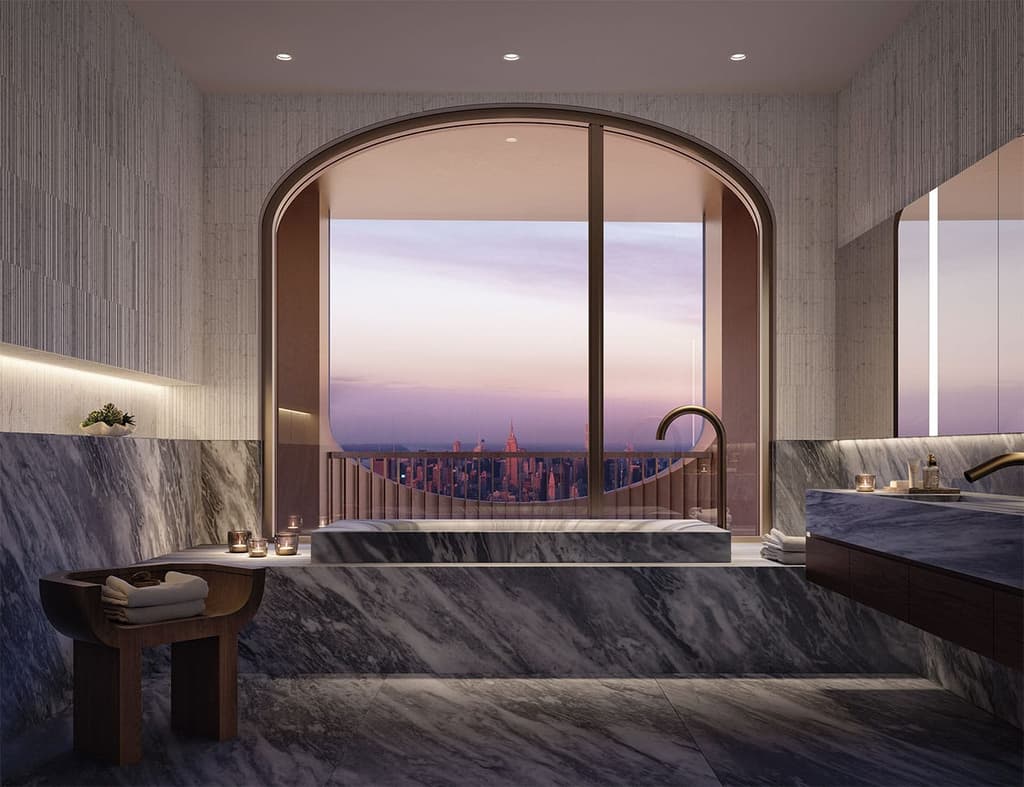 130 William David Adjaye x Aston Martin lavish apartments in NYC