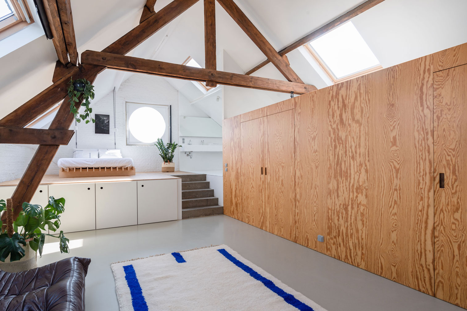 This minimalist Antwerp loft is a showroom you can sleep in