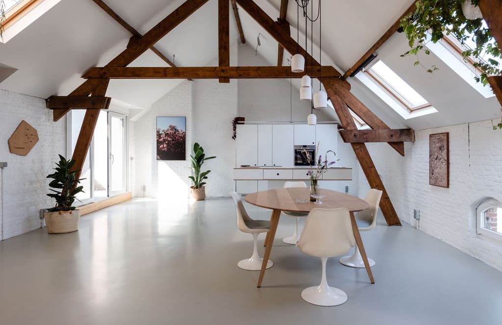 This minimalist Antwerp loft is a showroom you can sleep in