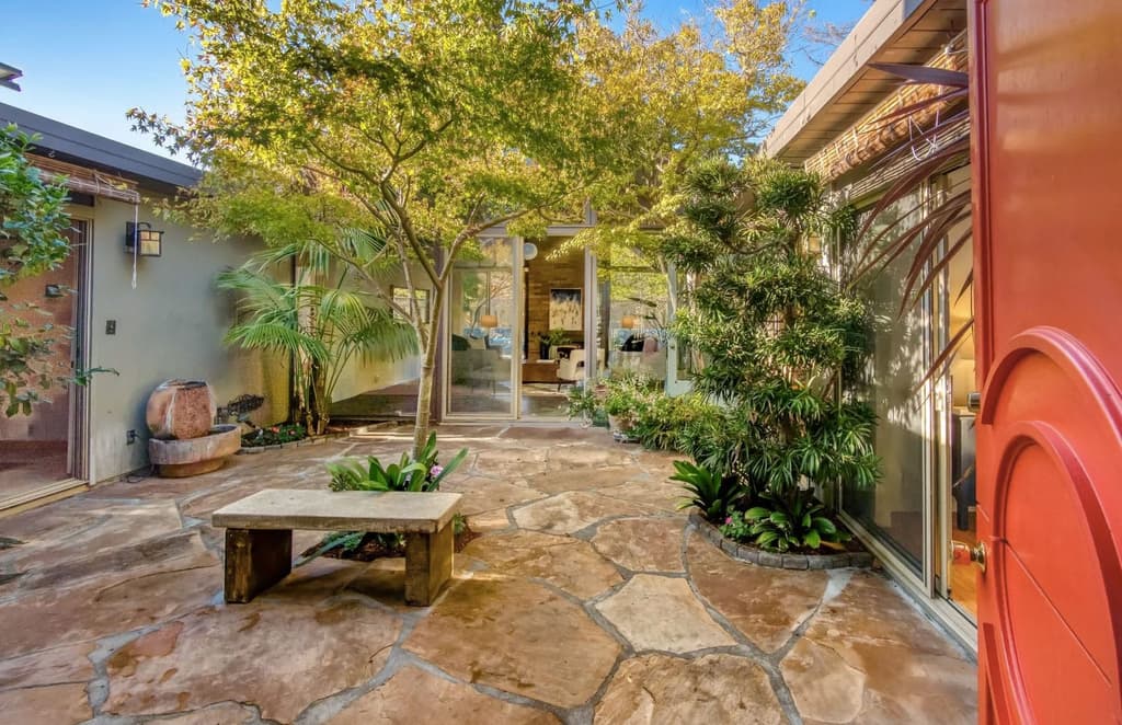 Remodeled A-frame Eichler near San Rafael comes with a ‘secret garden’
